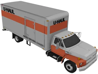 Uhaul Truck 3D Model