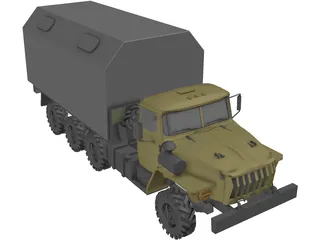 Ural Truck 3D Model