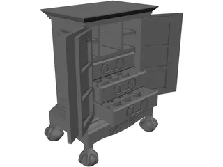 Cabinet of Curiosities 3D Model