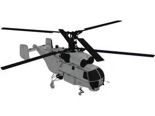 Kamov Ka-27M Helix 3D Model