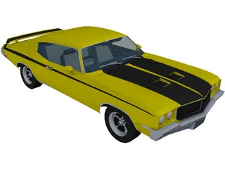 Buick GSX Stage 1 (1970) 3D Model