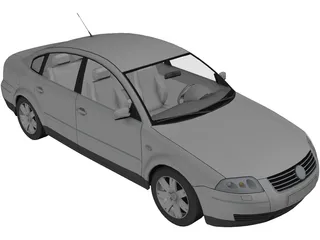 Volkswagen Passat B5 3D Model