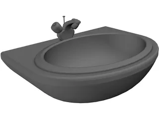 Sink Bathroom 3D Model