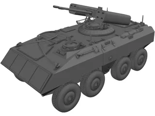 Future Combat Vehicle 3D Model