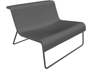 Bench Kartell 3D Model