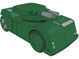 Wheeled APC 3D Model