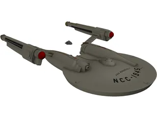 Star Trek Airplane 3D Model