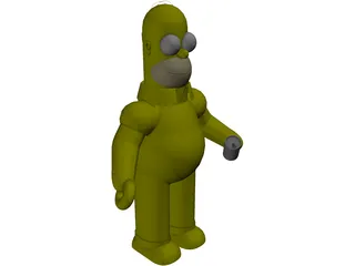 Simpsons Homer 3D Model