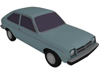 Chevrolet Chevette (1977) 3D Model