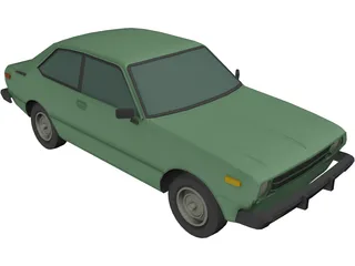 Toyota Corolla (1978) 3D Model