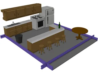 Kitchen 3D Model