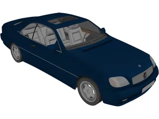 Mercedes-Benz 600 SL 3D Model