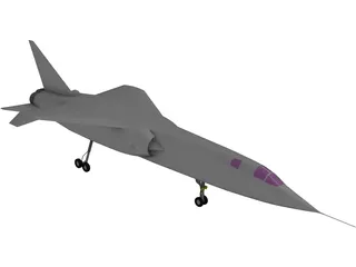 BAC TSR-2 3D Model