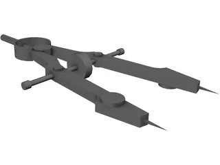 Compass Drafting 3D Model