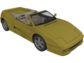 Ferrari F355 Spider 3D Model