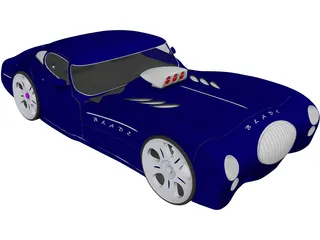 Blade car 3D Model