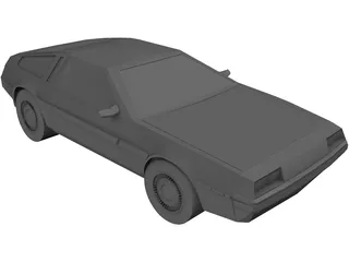 DMC DeLorean (1980) 3D Model