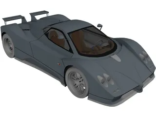 Pagani Zonda 3D Model