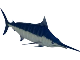 Marlin Blue 3D Model