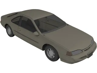 Ford Thunderbird (1996) 3D Model