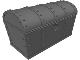 Treasure Chest 3D Model