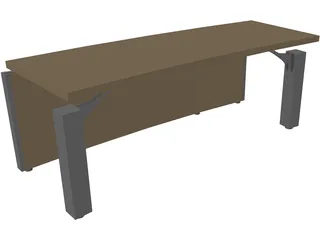 Table Control Centre Multiuse 3D Model