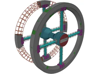 2001 Spacestation 3D Model