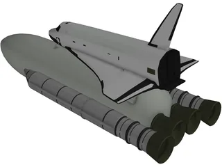 Space Shuttle Buran [+Energia] 3D Model