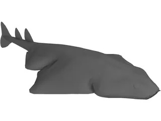 Angel Shark 3D Model