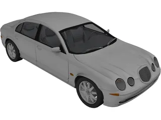 Jaguar S-Type (1998) 3D Model