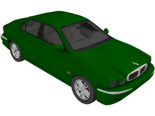 Jaguar X Type (2003) 3D Model