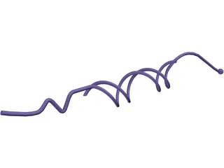 DNA Strand Helix 3D Model