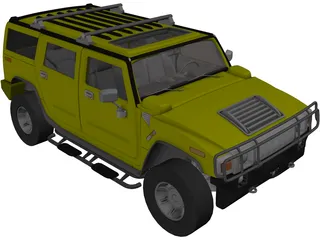 Hummer H2 (2003) 3D Model