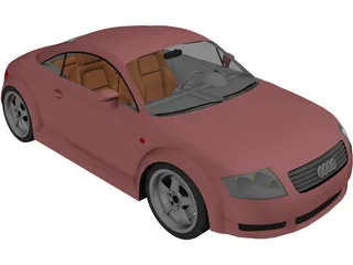 Audi TT Hardtop (2003) [+Interior] 3D Model
