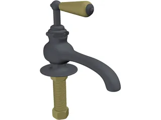 Compression Faucet 3D Model