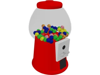 Gumball Machine 3D Model