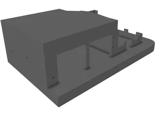 Mout Rubble Service Station 3D Model