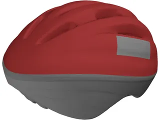 Helmet Bicycle 3D Model