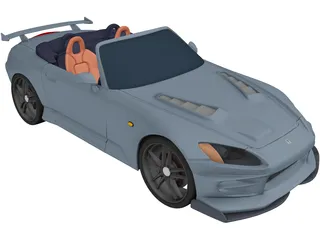 Honda S2000 [Tuned] 3D Model