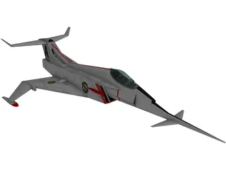 Angel Ship 3D Model