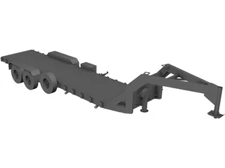 Trailer Gooseneck 3D Model