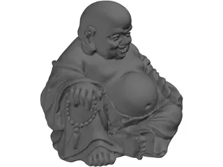 Buddha Sitting 3D Model