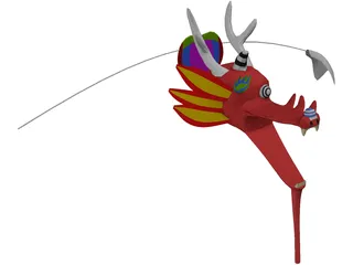 Dragon Kite 3D Model