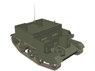 Universal (Bren Gun) Carrier 3D Model