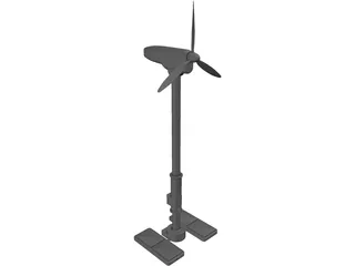 Windmill Turbine 3D Model