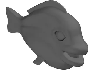 Fat Fish 3D Model