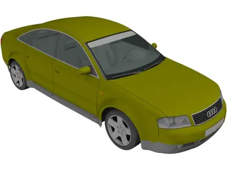 Audi A6 (2002) 3D Model