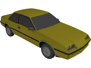 Buick Skyhawk (1984) 3D Model