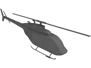 Bell 206 JetRanger 3D Model