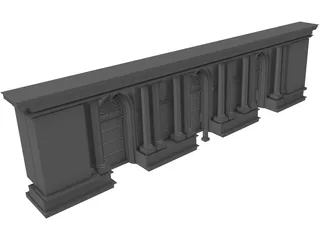 GC Station NYC Frontside 3D Model